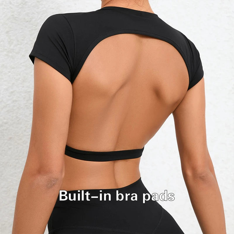 Backless Fitness Top