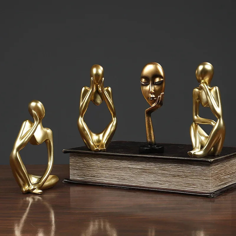 Thinker Abstract Statues