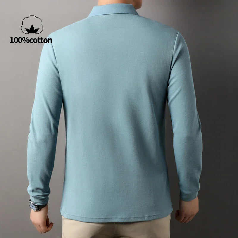Men’s Long Sleeve Polo Shirt