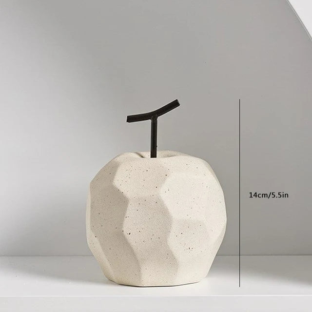 Sculpture Fruit Ceramic Decor Modern