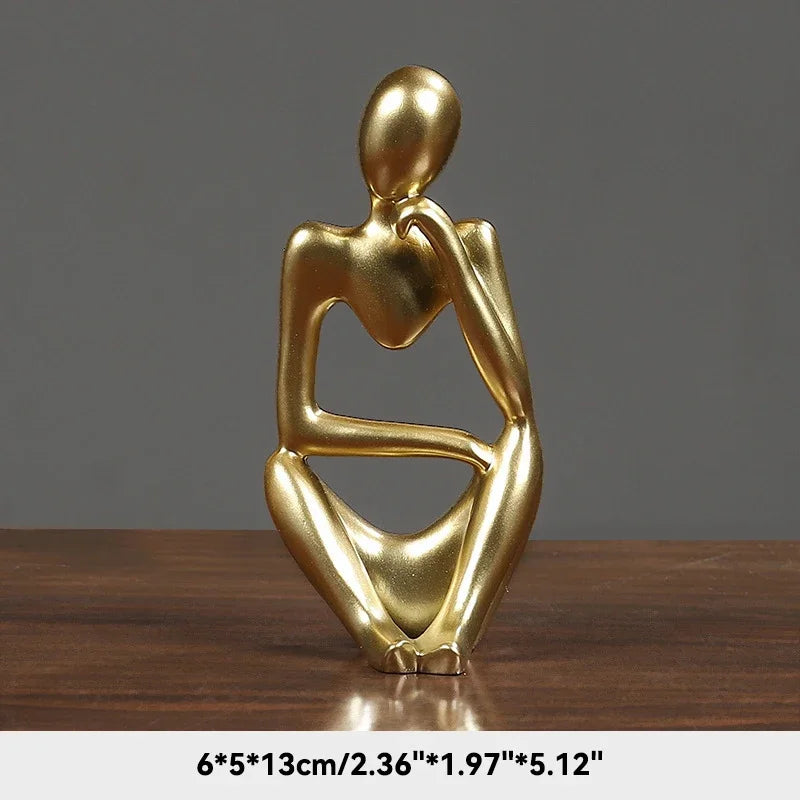 Thinker Abstract Statues