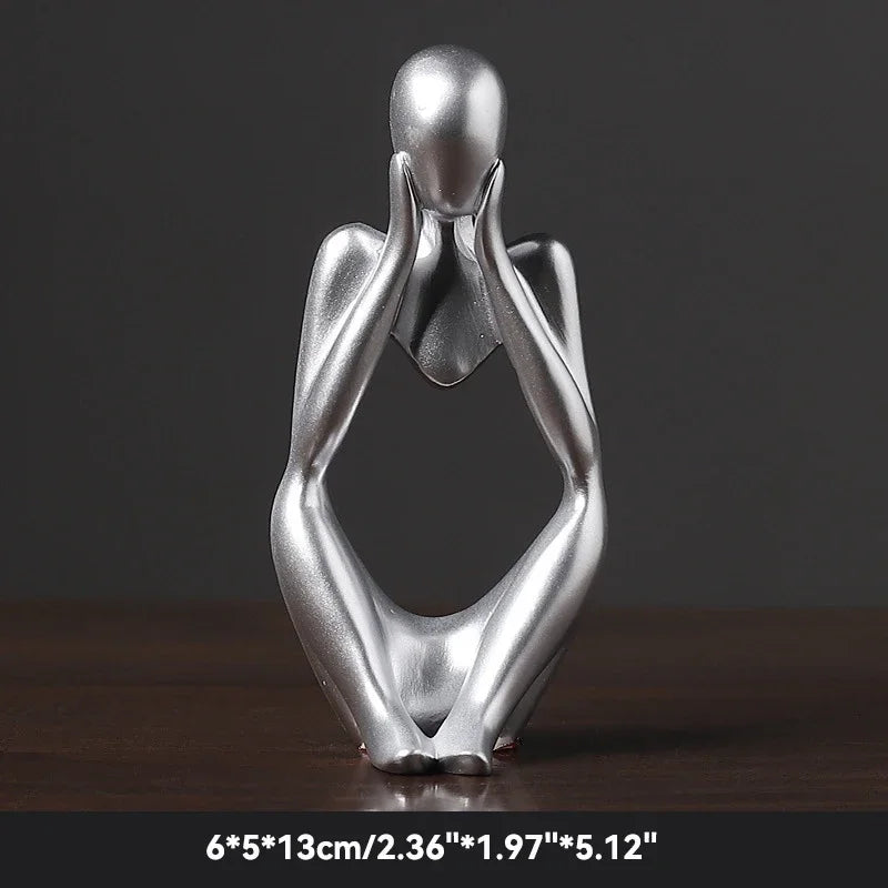 Thinker Abstract Statues