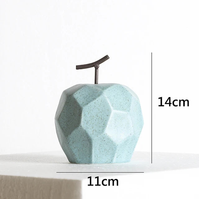Sculpture Fruit Ceramic Decor Modern
