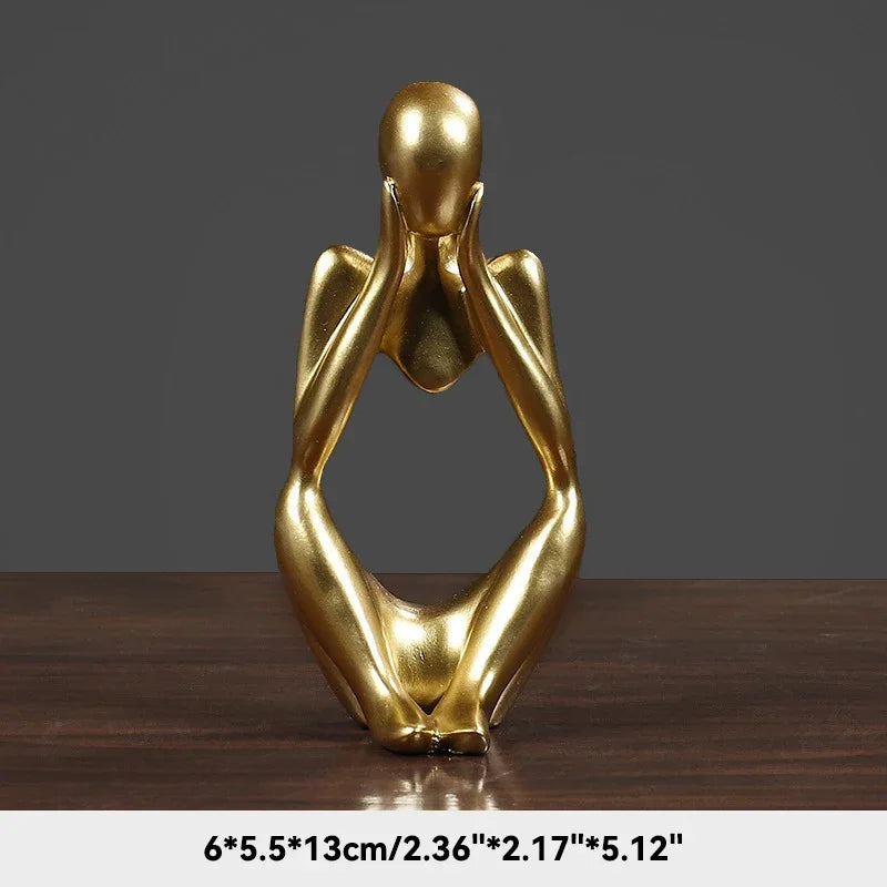 Thinker Abstract Statues