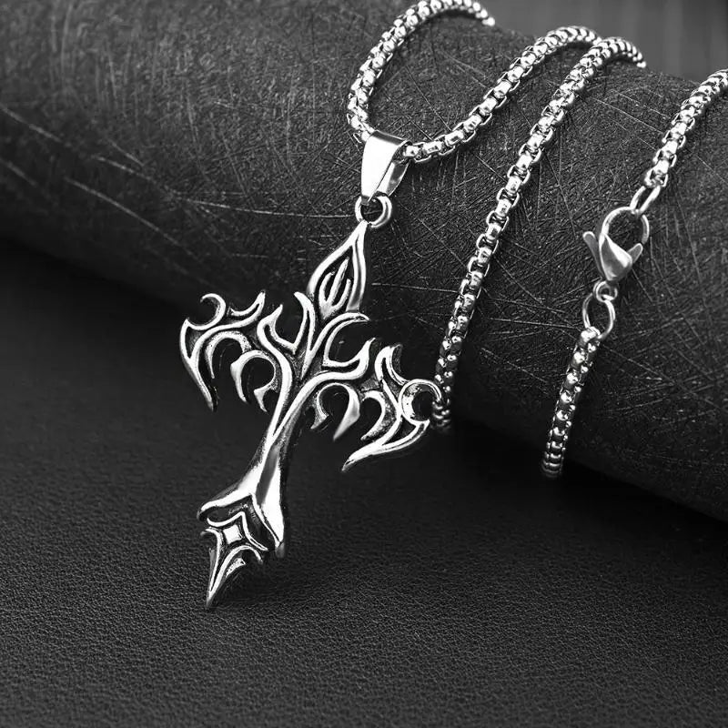 Modern Cross Necklace