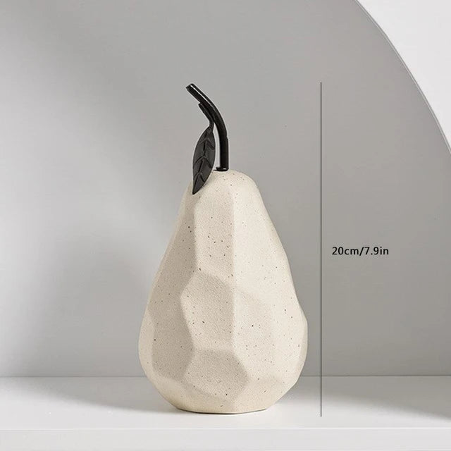 Sculpture Fruit Ceramic Decor Modern