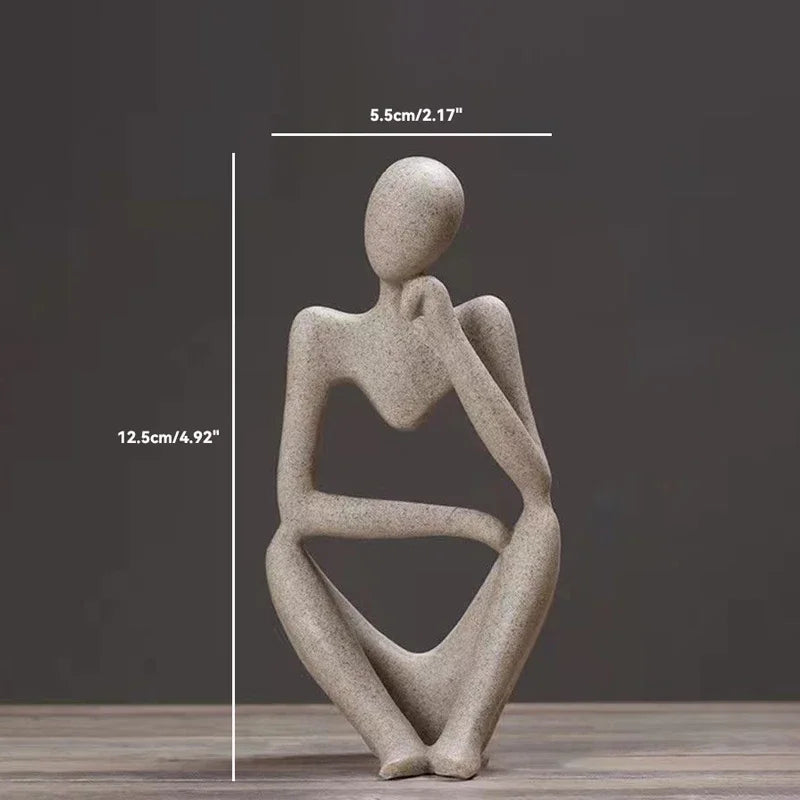 Thinker Abstract Statues