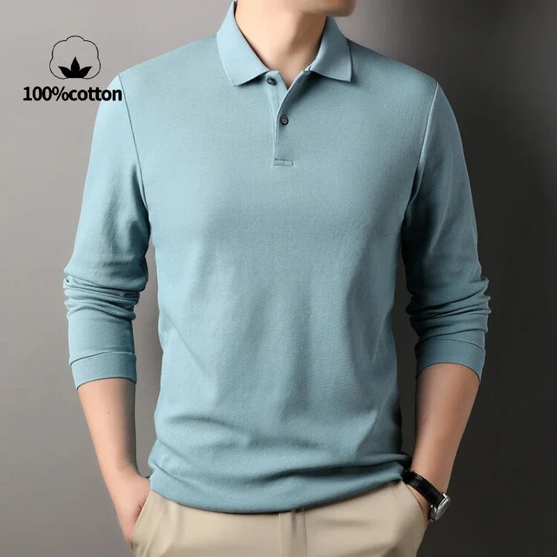 Men’s Long Sleeve Polo Shirt