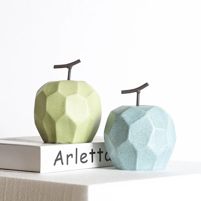 Sculpture Fruit Ceramic Decor Modern