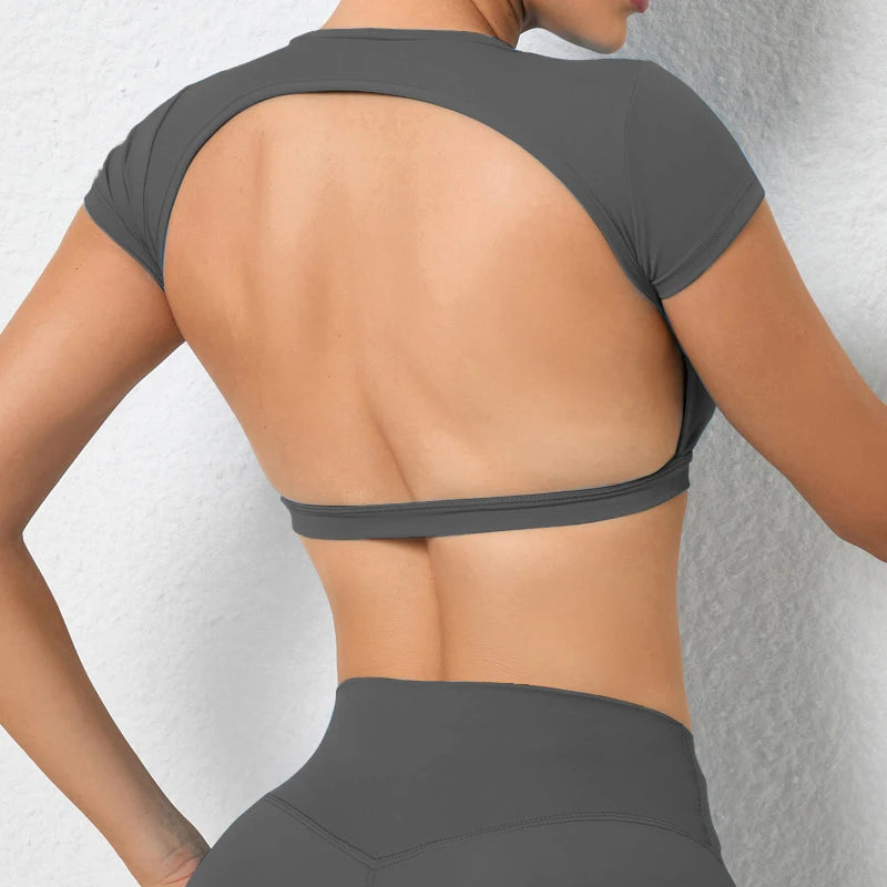 Backless Fitness Top