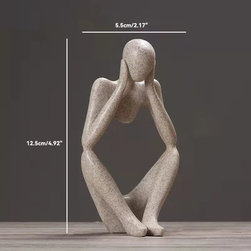 Thinker Abstract Statues