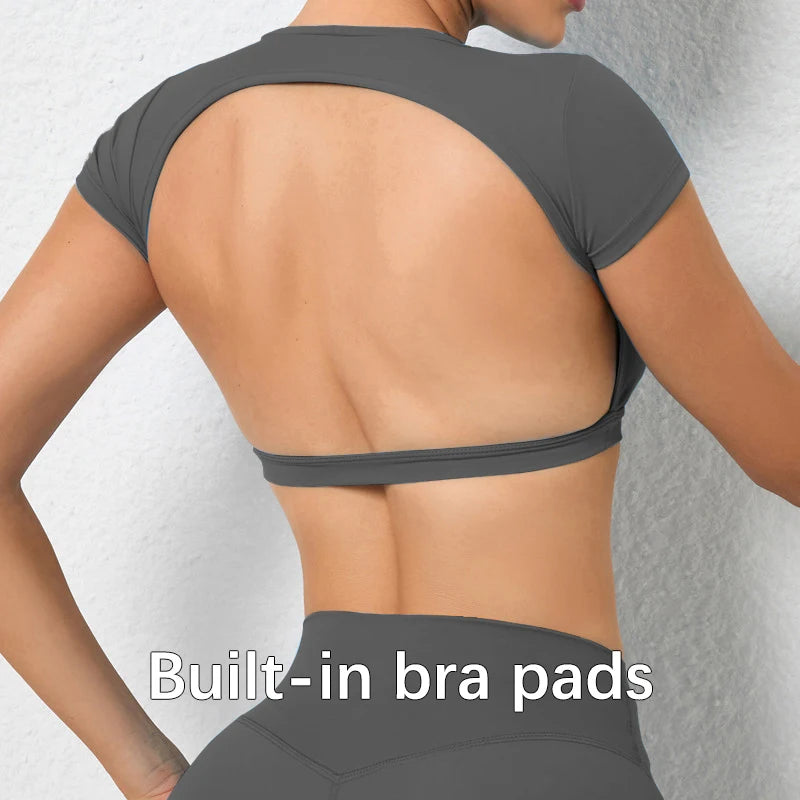 Backless Fitness Top