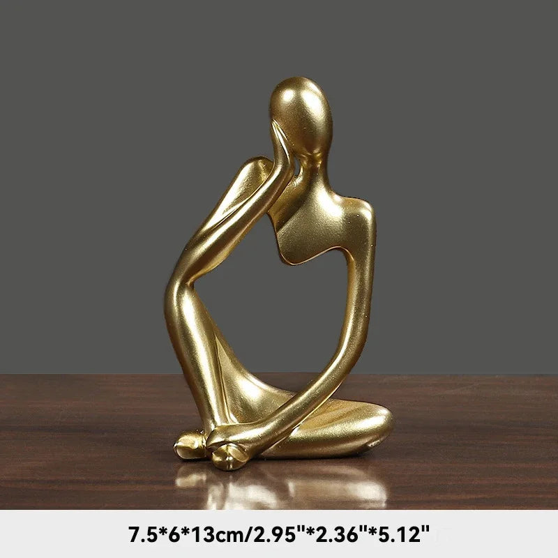 Thinker Abstract Statues