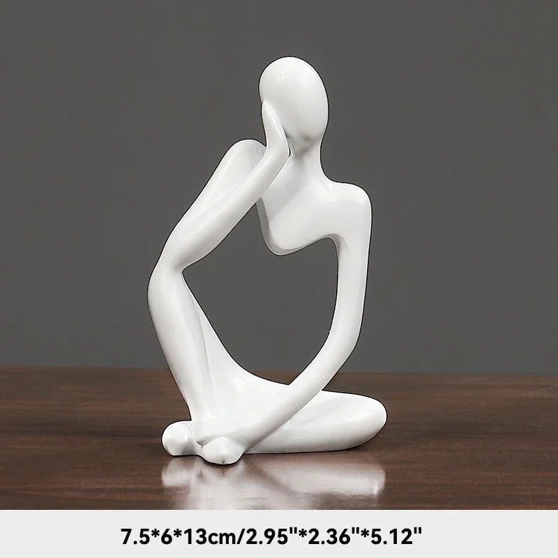 Thinker Abstract Statues