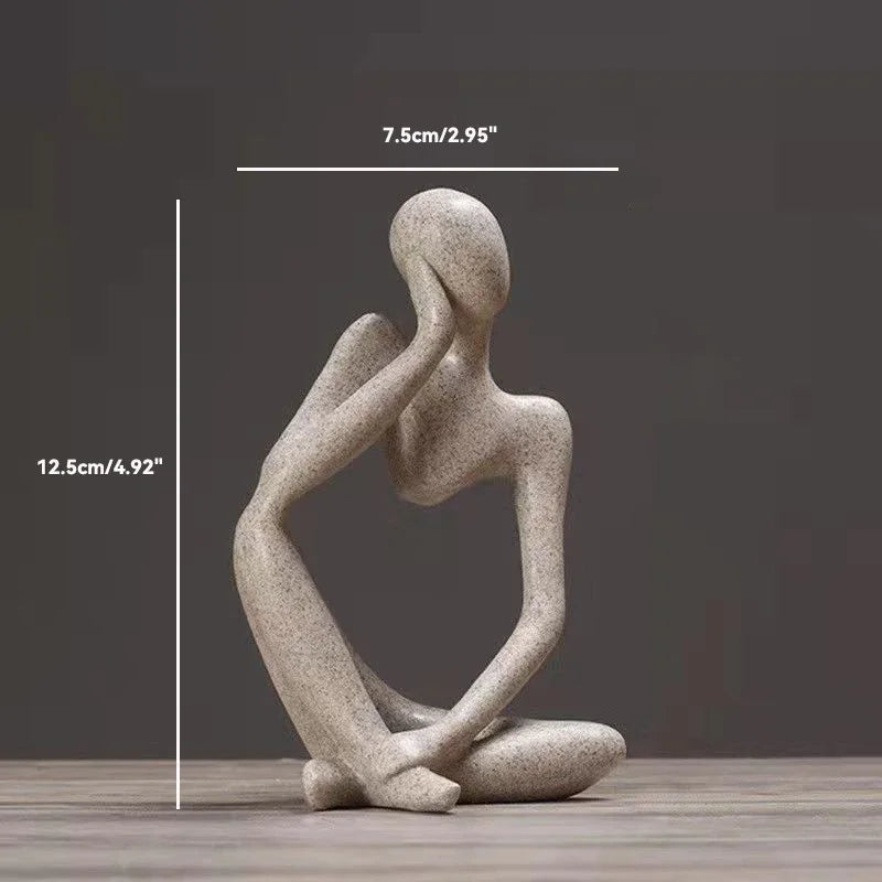 Thinker Abstract Statues