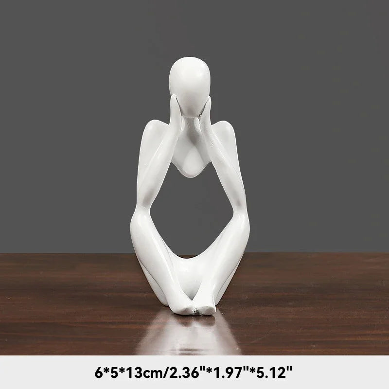 Thinker Abstract Statues