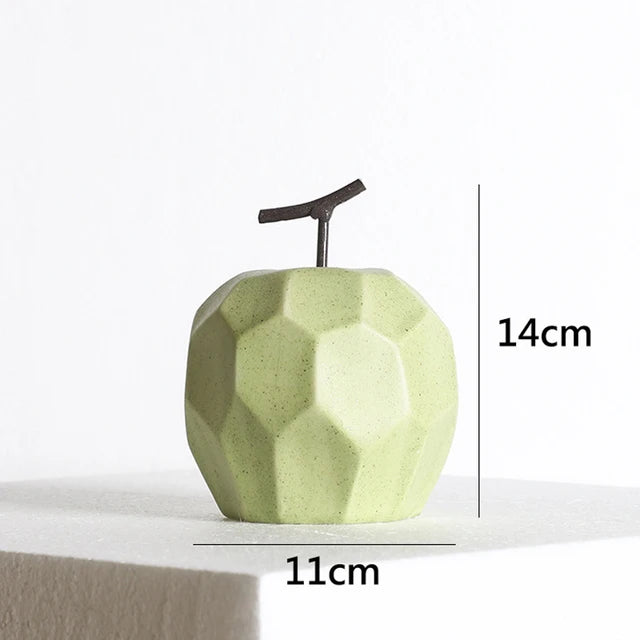 Sculpture Fruit Ceramic Decor Modern